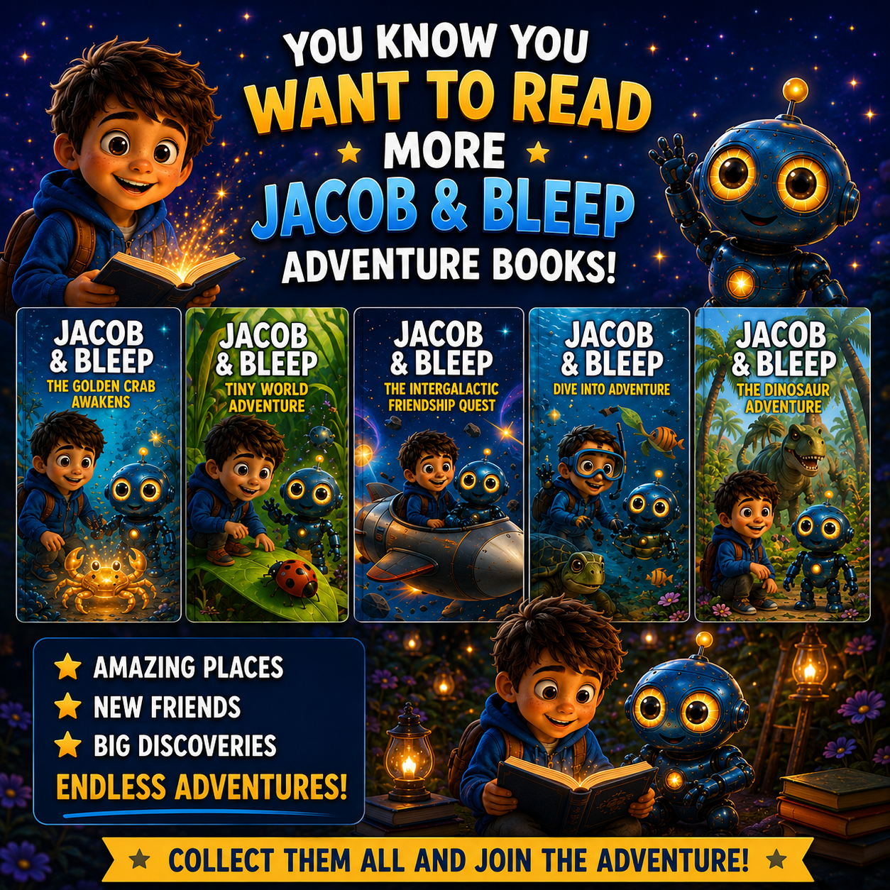 Jacob and Bleep storybook collection